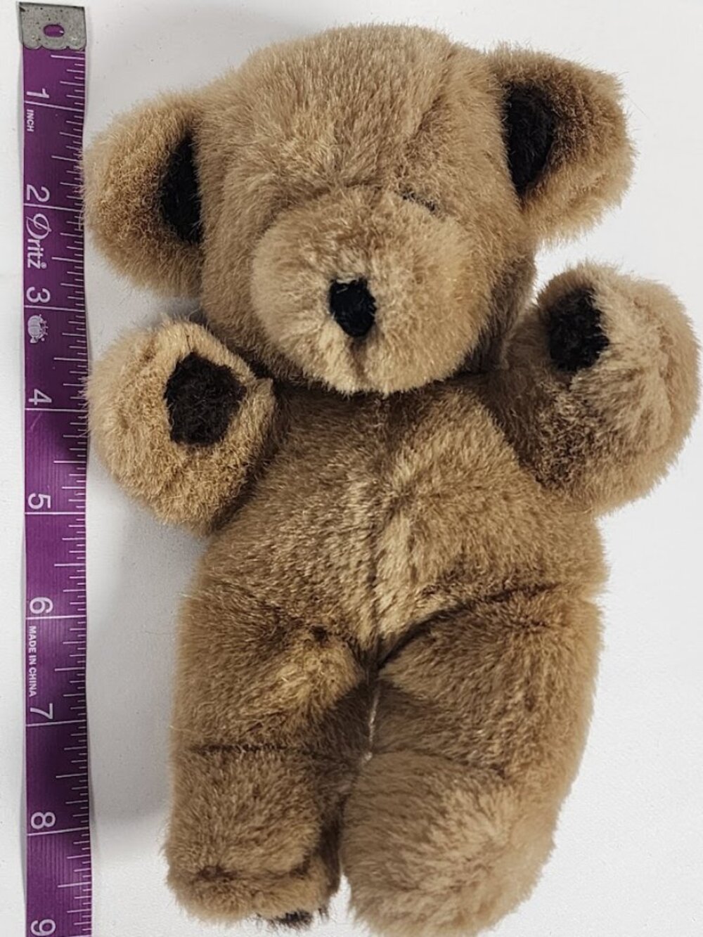 Vintage 1979 GUND Teddy Bear 9" Brown Plush Stuffed Animal